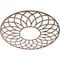 Ekena Millwork Cannes Wood Fretwork Pierced Ceiling Medallion, Walnut, 36"OD x 12 1/4"ID x 3/8"T CMWP36X36X0375CNWA - alternate 2
